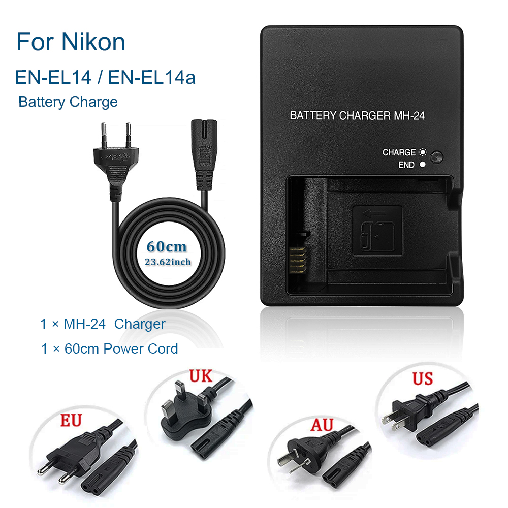 MH-24 Battery Charger for Niko - Nikon Camera D3500 评论和价格