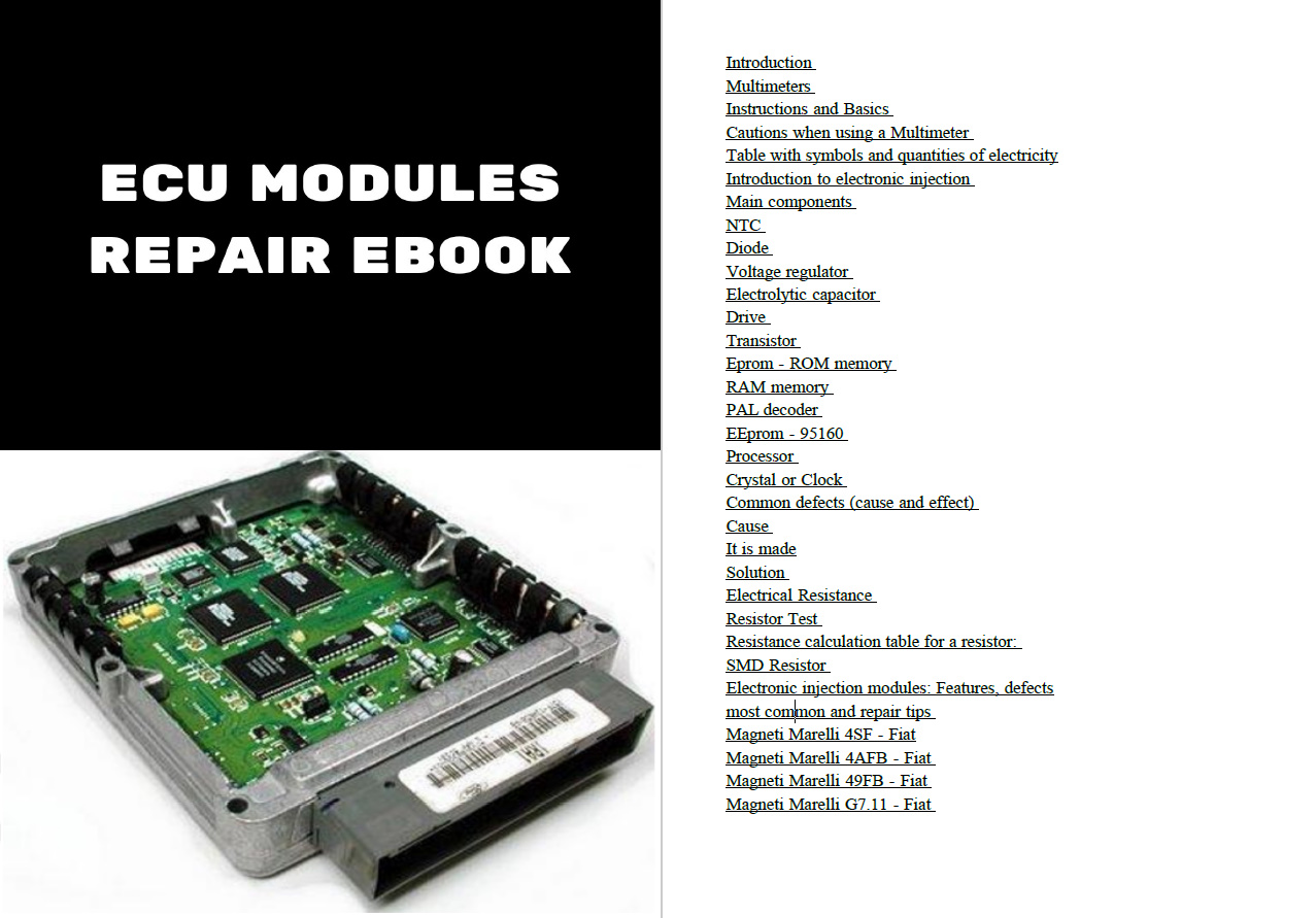 5 PCS ECU REPAIR Manuals Repai - Electronics Repair Guide 评论和价格