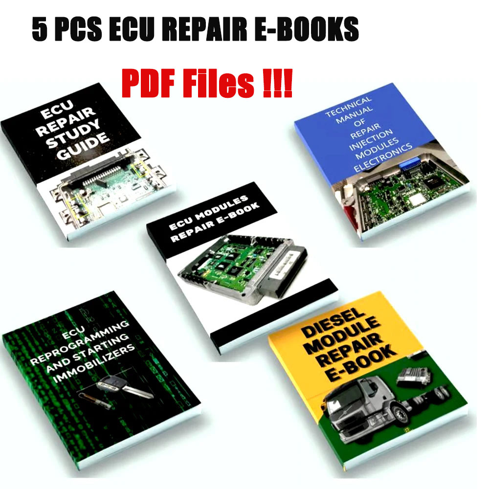 5 PCS ECU REPAIR Manuals E-BOO - Electronics Repair Guide 评论和价格
