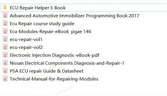 10 PCS ECU REPAIR E-Book Cours - Electronics Repair Guide 评论和价格